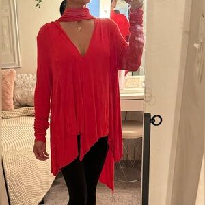 Free people red tunic
